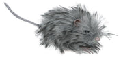 GREY FLUFFY MOUSE 11 CM