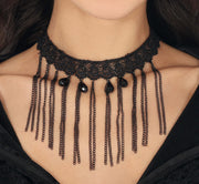 BLACK CHAIN CHOKER