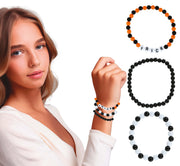 SET OF 3 HALLOWEEN "TRICK" BRACELETS