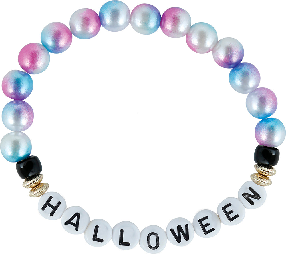 SET OF 3 LILAC HALLOWEEN BRACELETS