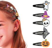 SET OF 5 HALLOWEEN HAIR CLIPS, ADULT