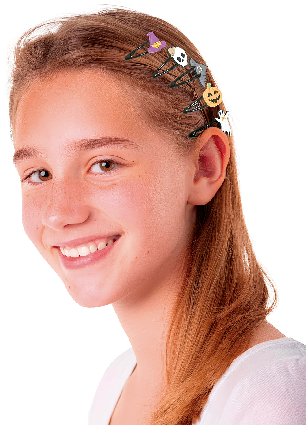 SET OF 5 HALLOWEEN HAIR CLIPS, ADULT