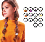 SET 14 HAIR BOBBLES HALLOWEEN