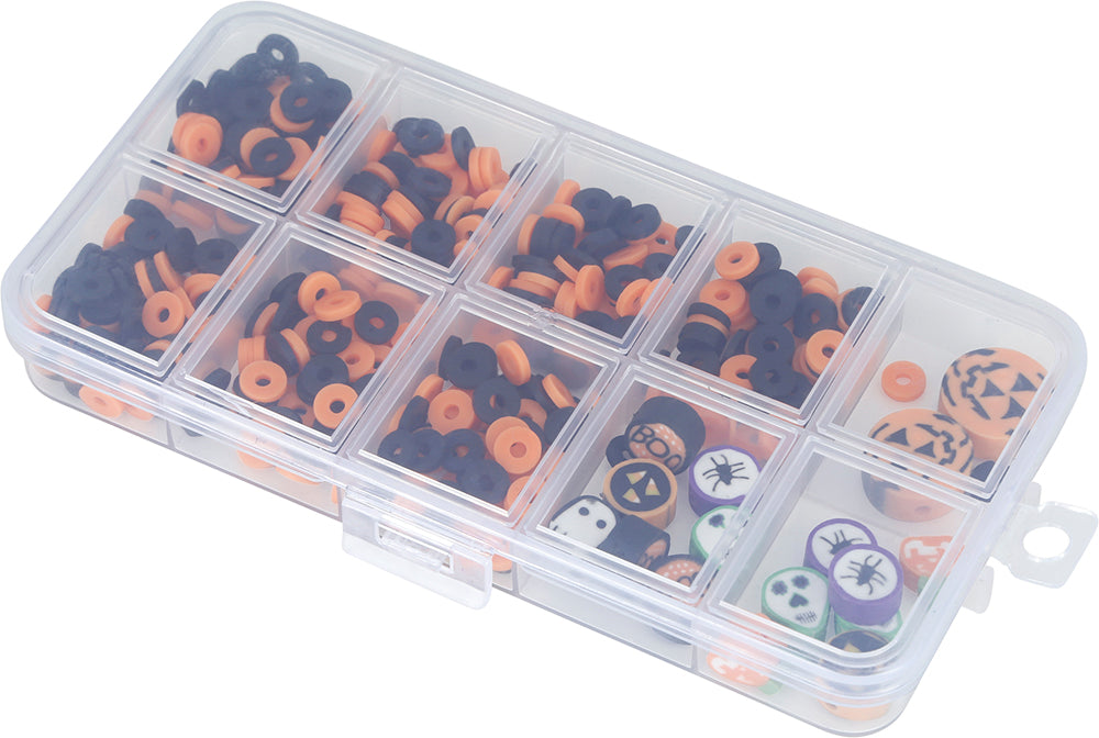 BOX OF 512 HALLOWEEN BRACELET PIECES, DIY