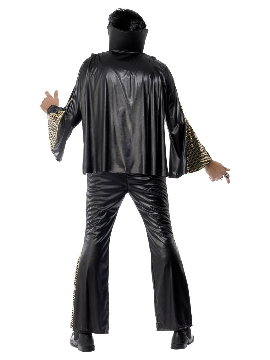 Elvis Costume, Black & Gold - 3