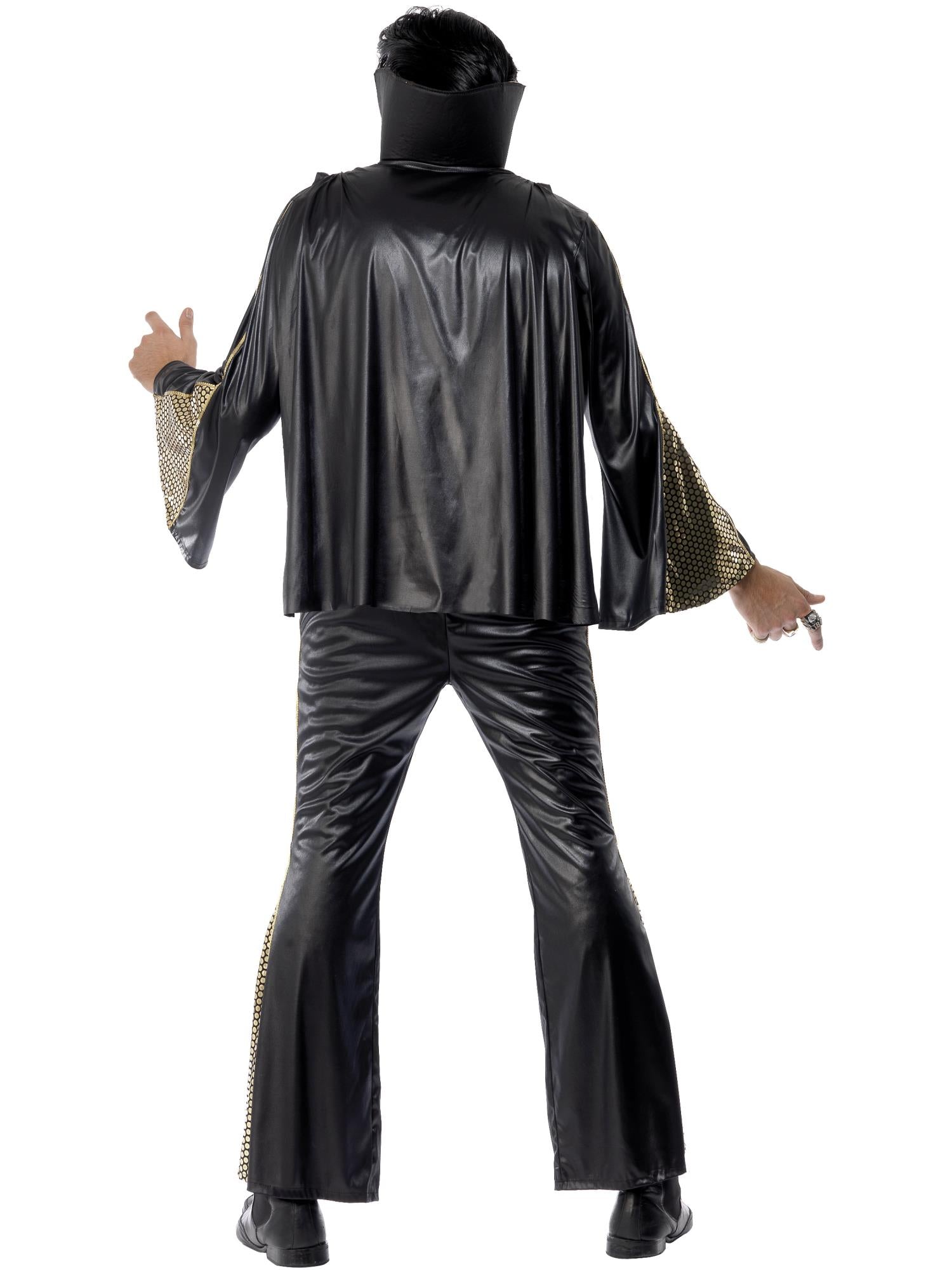 Elvis Costume, Black & Gold 2