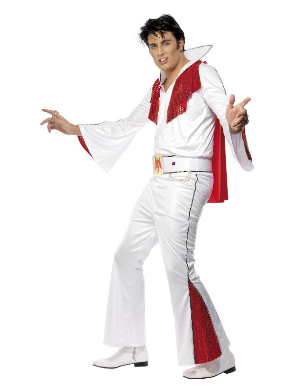 Elvis Costume, White & Red - 2