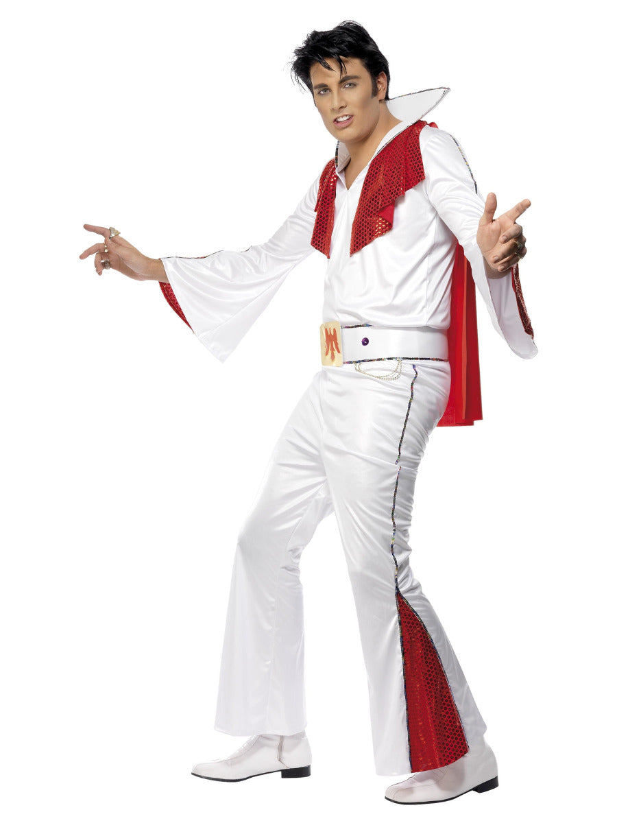 Elvis Costume, White & Red - 1