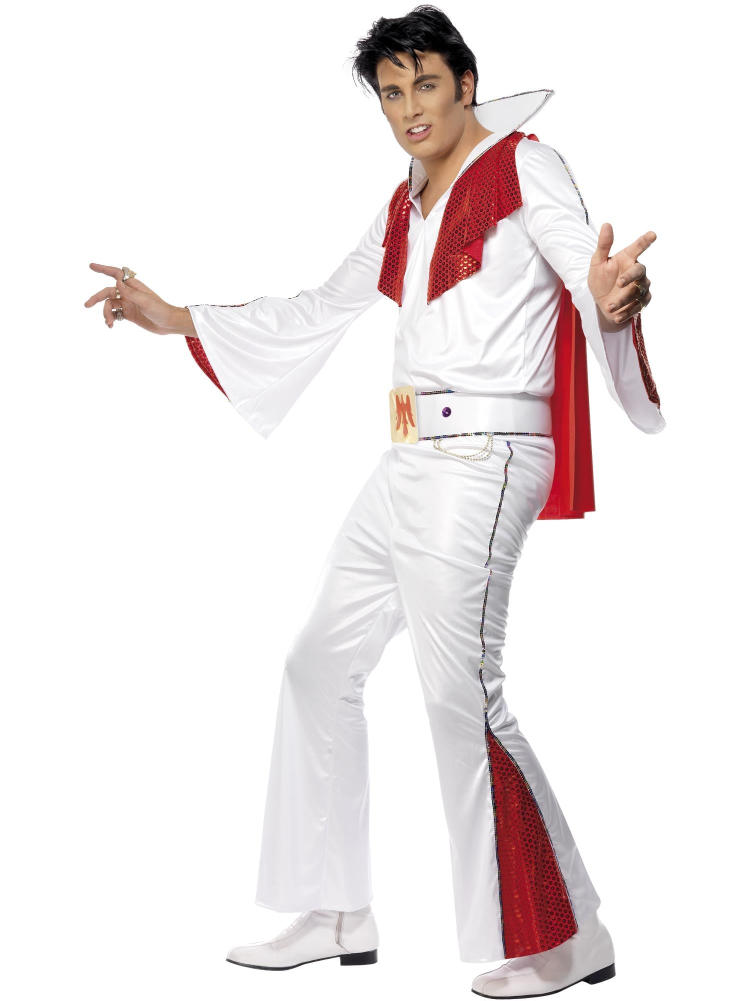 Elvis Costume, White & Red 1