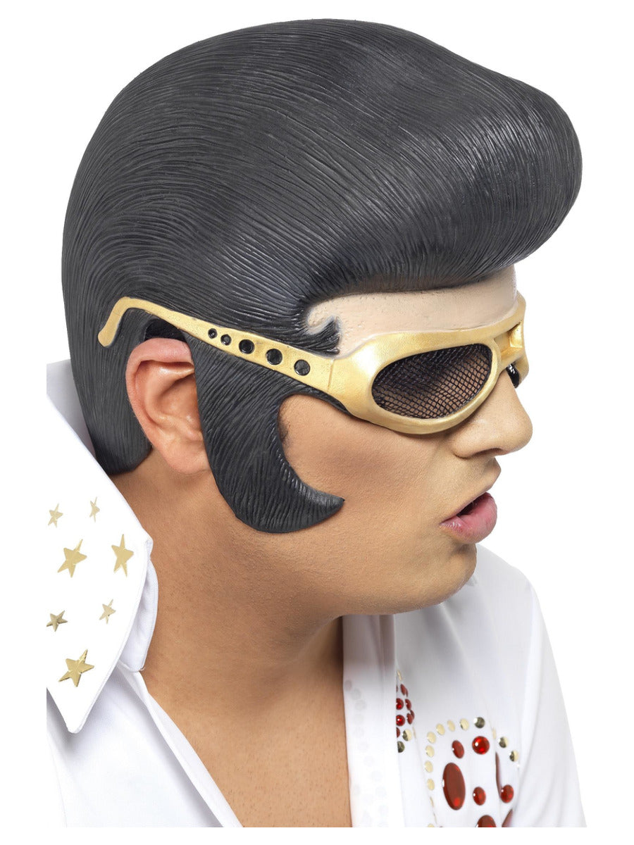 Elvis Headpiece, Black - 1