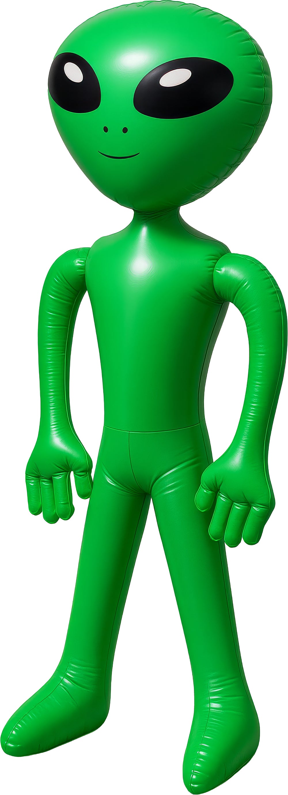 INFLATABLE GREEN ALIEN, 85 CM