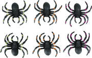6 SPIDER BLISTER WITH GLITTER, 7 CM