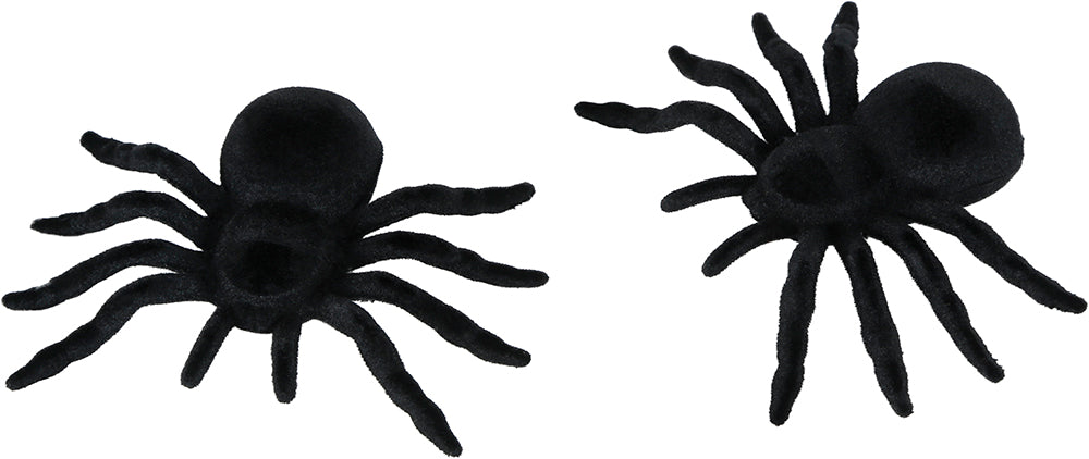BLISTER 2 SPIDERS PVC, 10 CM