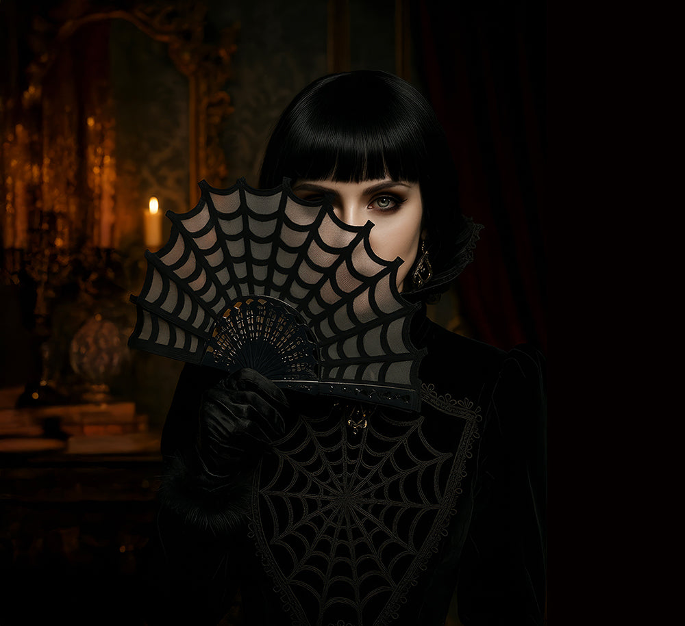 GOTHIC FAN, 24 CM