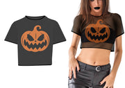 PUMPKIN CROP TOP T-SHIRT