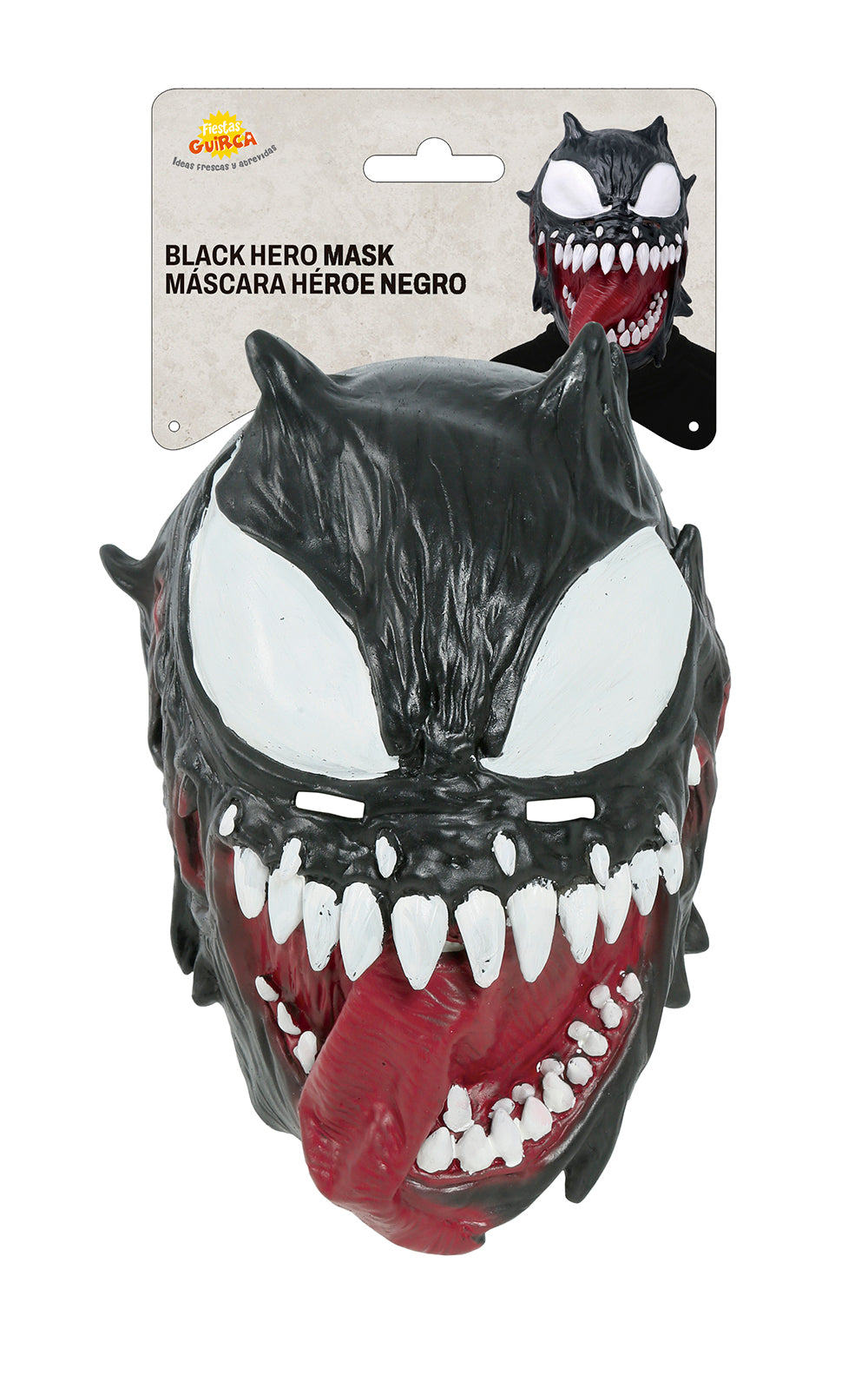 BLACK HERO MASK LATEX