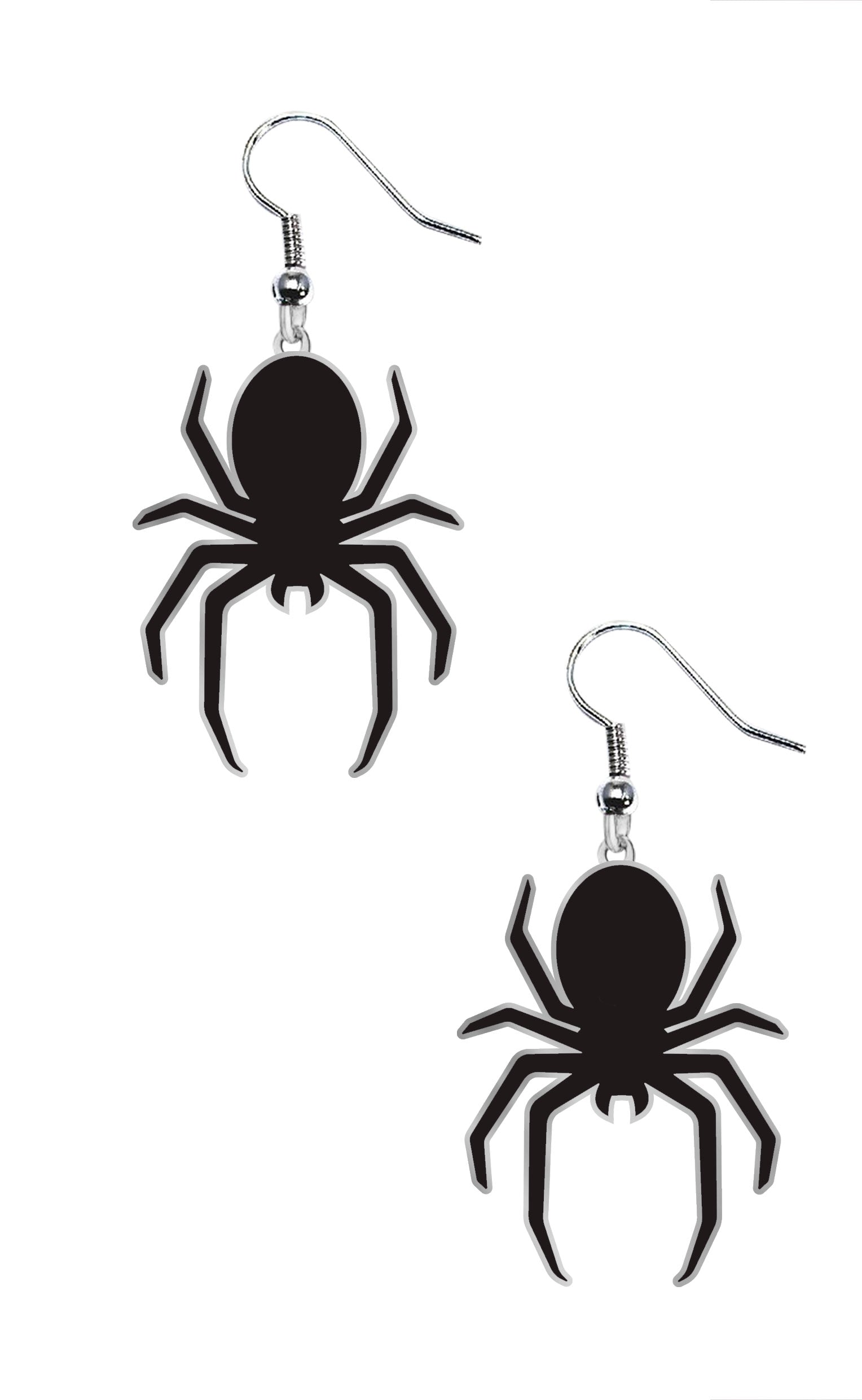 HALLOWEEN EARRINGS, SPIDERS
