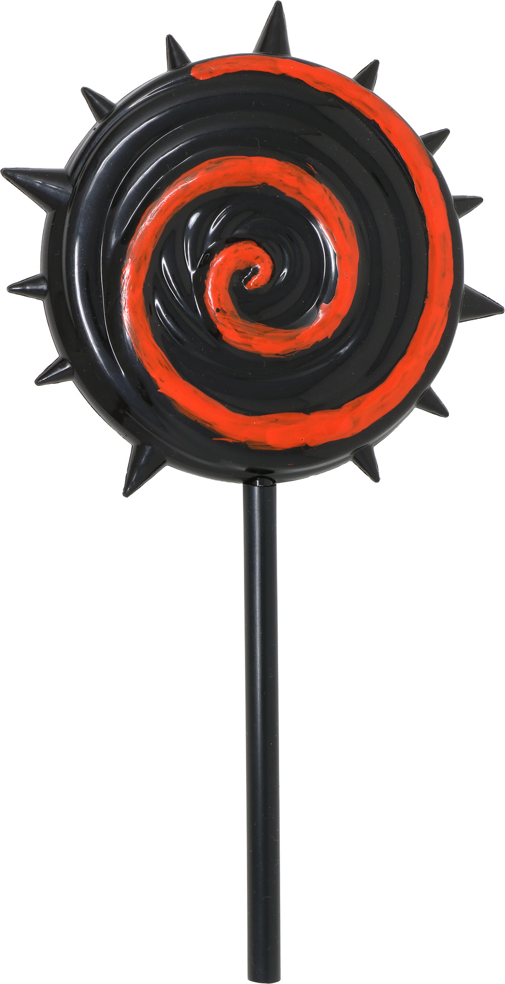 RED AND BLACK LOLLIPOP, 20 CM