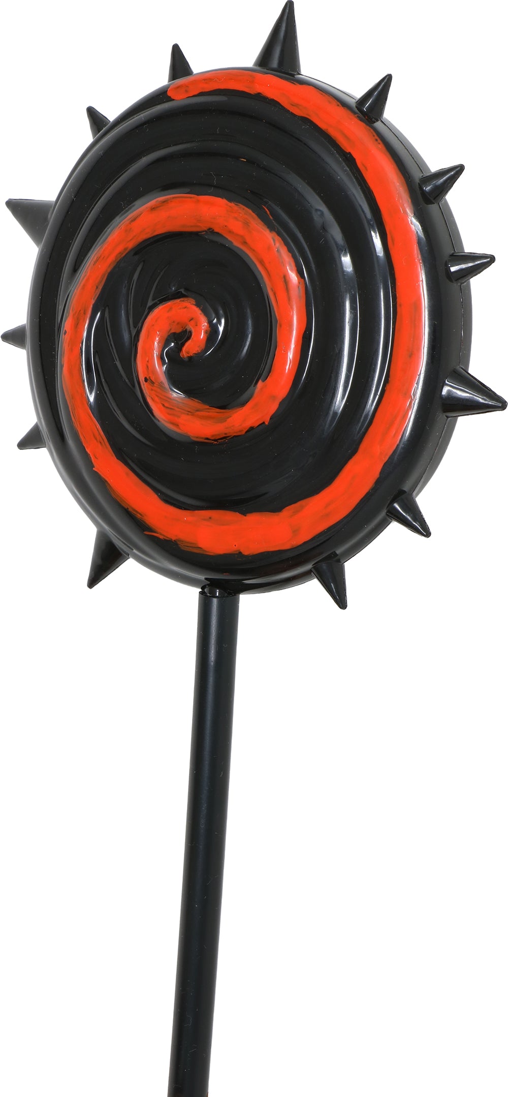 RED AND BLACK LOLLIPOP, 20 CM