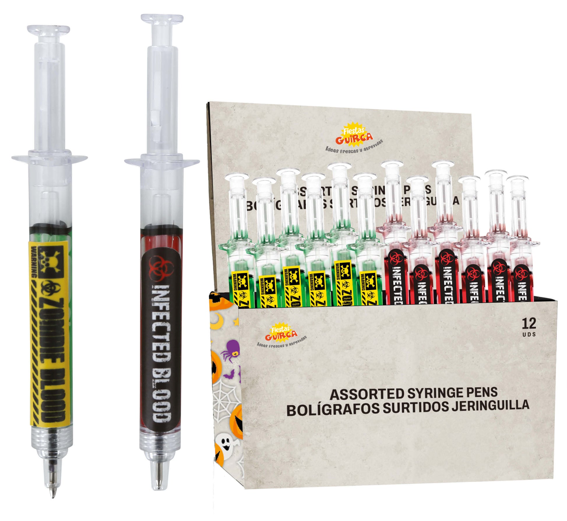 BOX OF 48 PENS INFECTED BLOOD