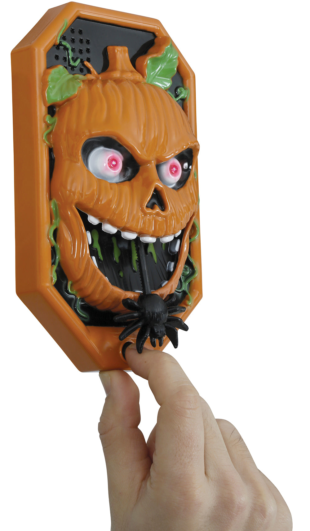 PUMPKIN DOORBELL, LIGHT, SOUND AND MOVEMENT, 20X11