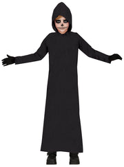 TUNIC WITH HOOD, BLACK, CHILDREN