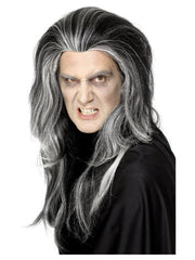 Gothic Vampire Wig, Black - 1