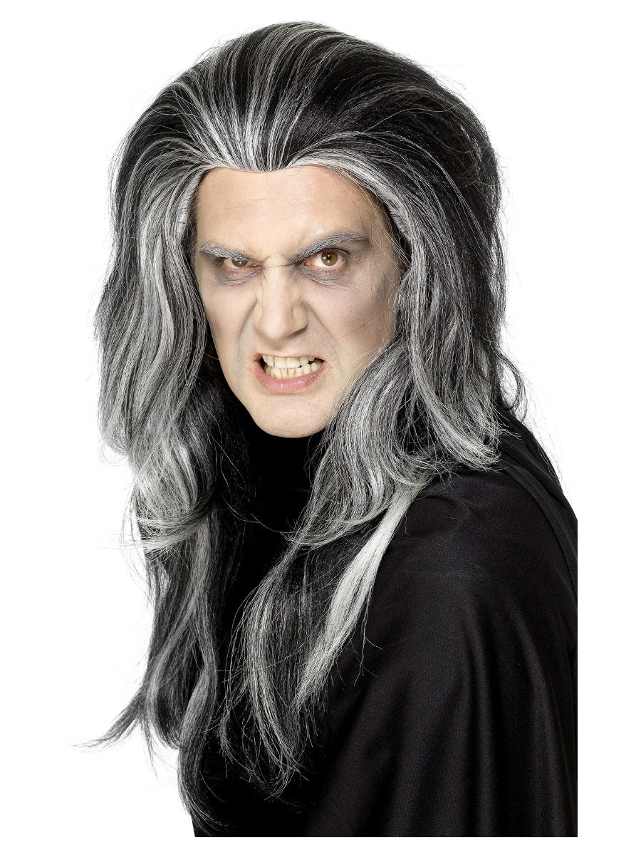 Gothic Vampire Wig, Black - 1