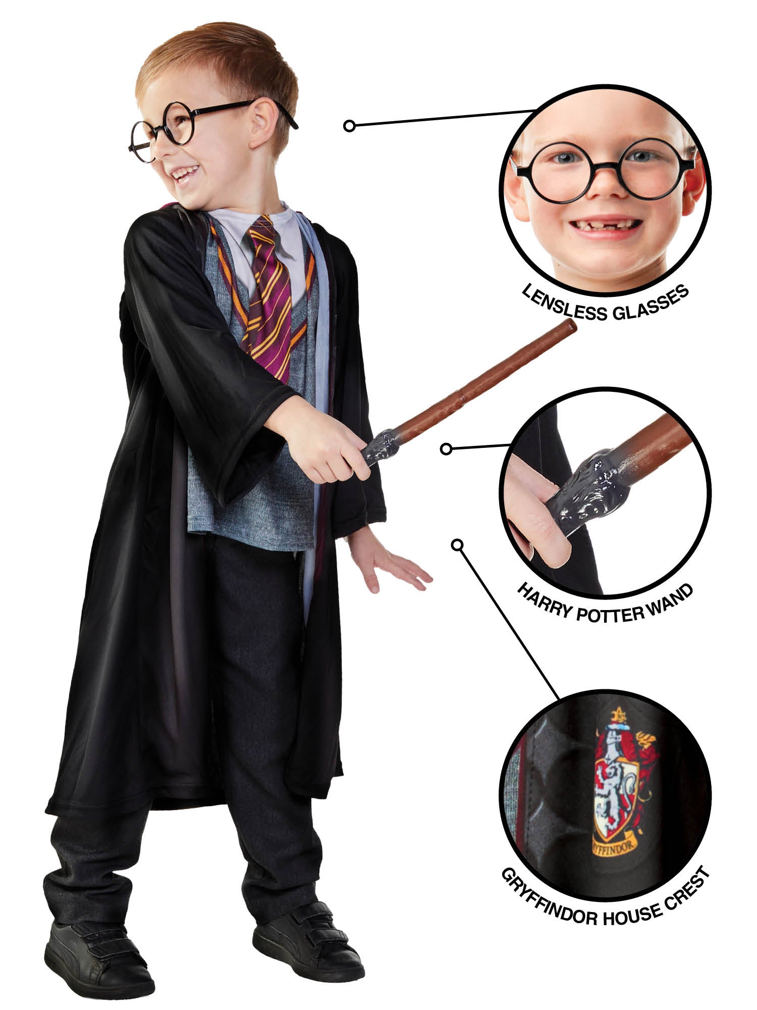 Harry Potter Gryffindor Robe Deluxe 4