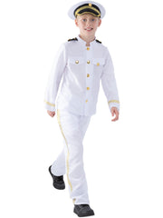 Captain Costume, Child, White 1
