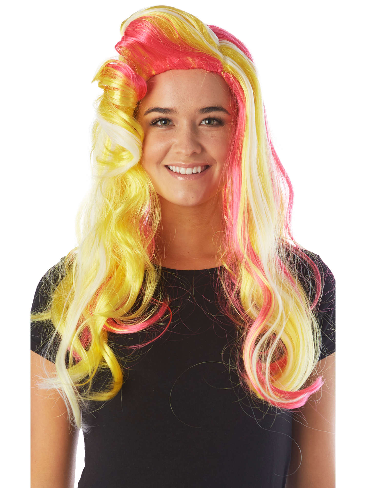 UV Rainbow Wig 4