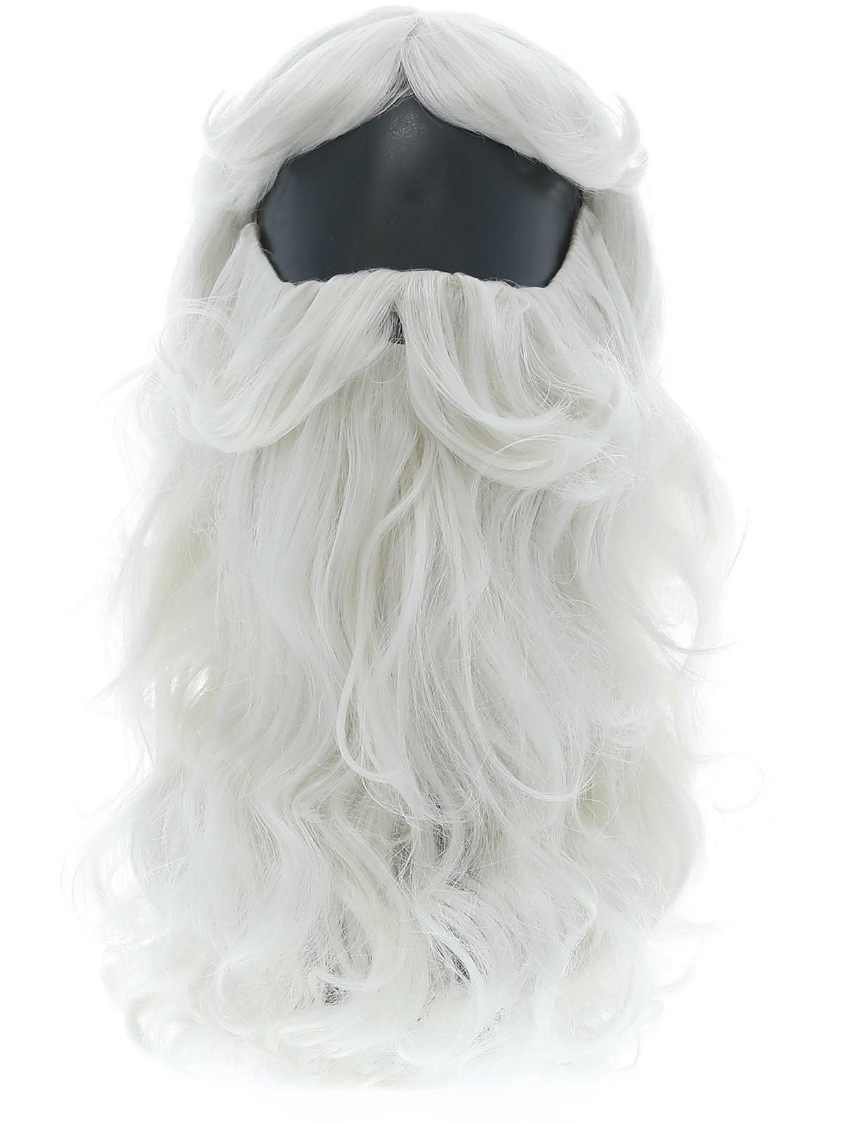 Santa Wig and Beard Set, White 2