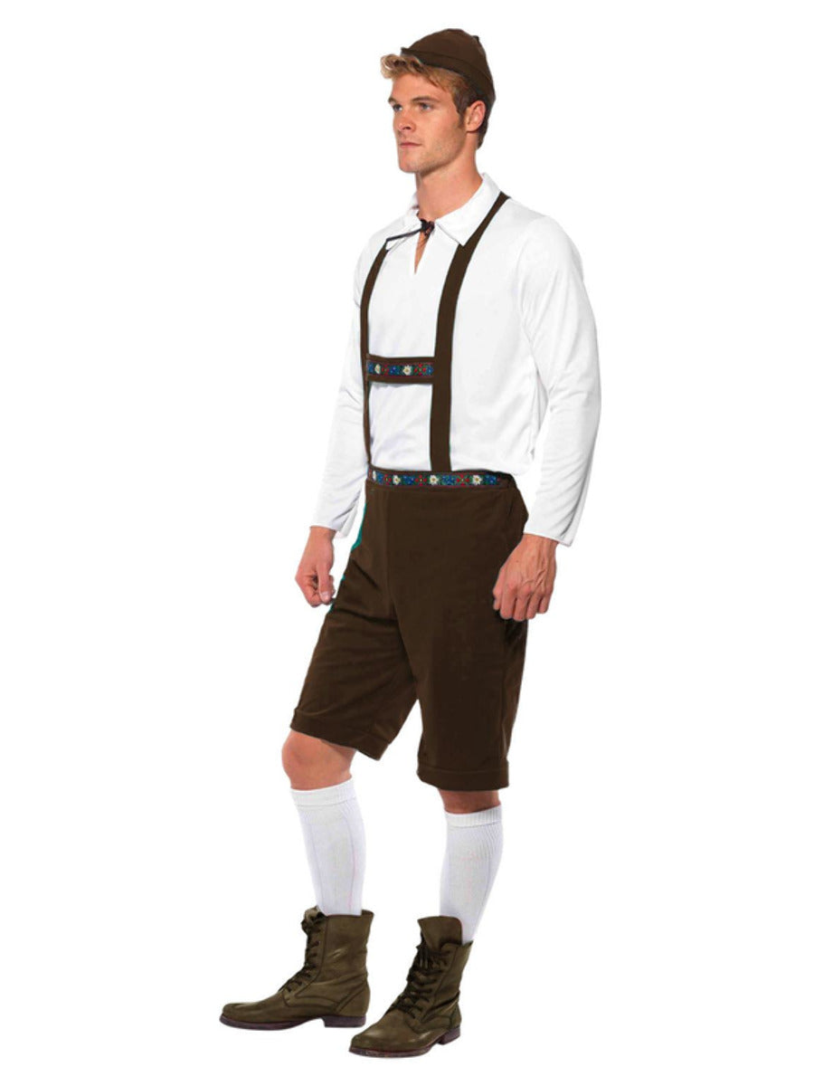 Bavarian Man Costume, Brown - 4