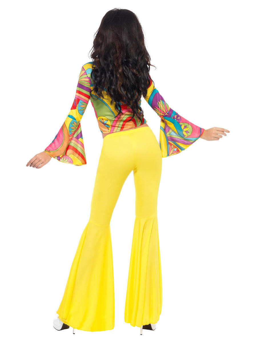 70s Groovy Babe Costume, Yellow - 3