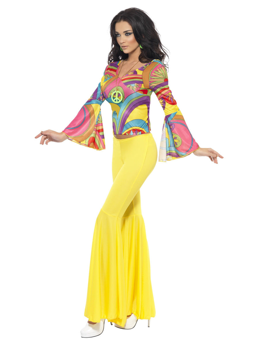 70s Groovy Babe Costume, Yellow - 4