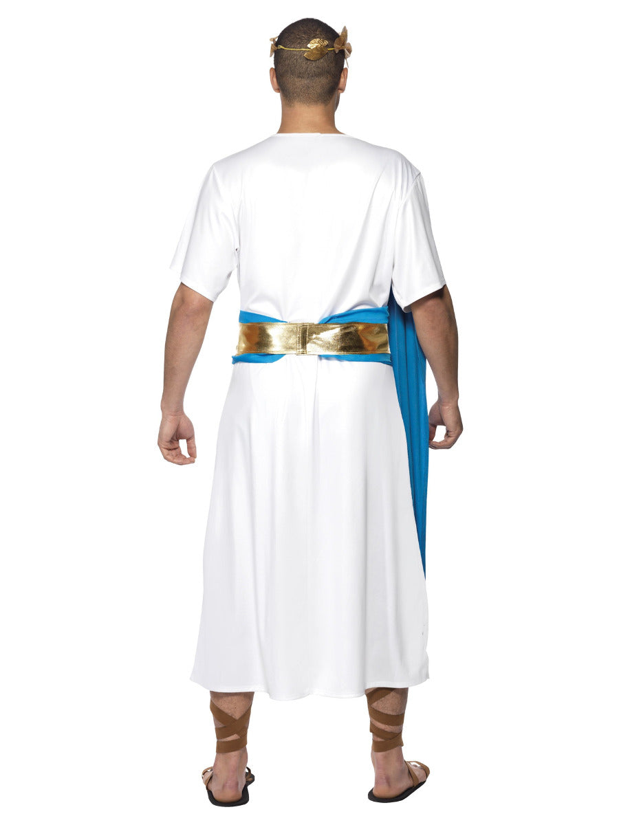 Roman Senator Costume, Blue & White - 3