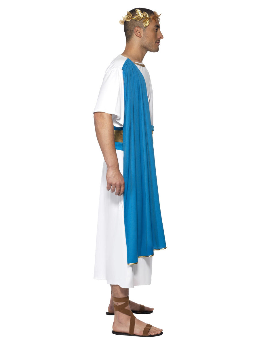 Roman Senator Costume, Blue & White - 4