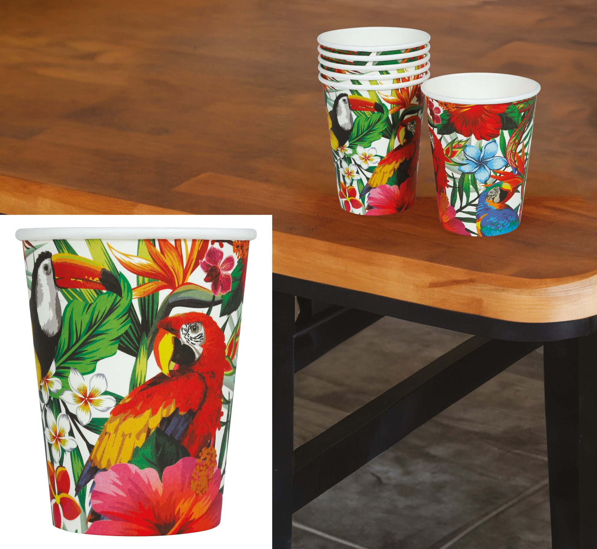 BAG: 6 GLASSES 240 ML, 9 CM
