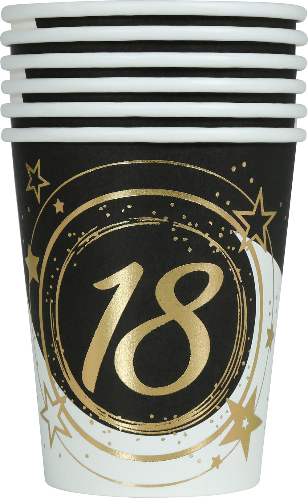 BAG: 6 GLASSES 240 ML, 9 CM