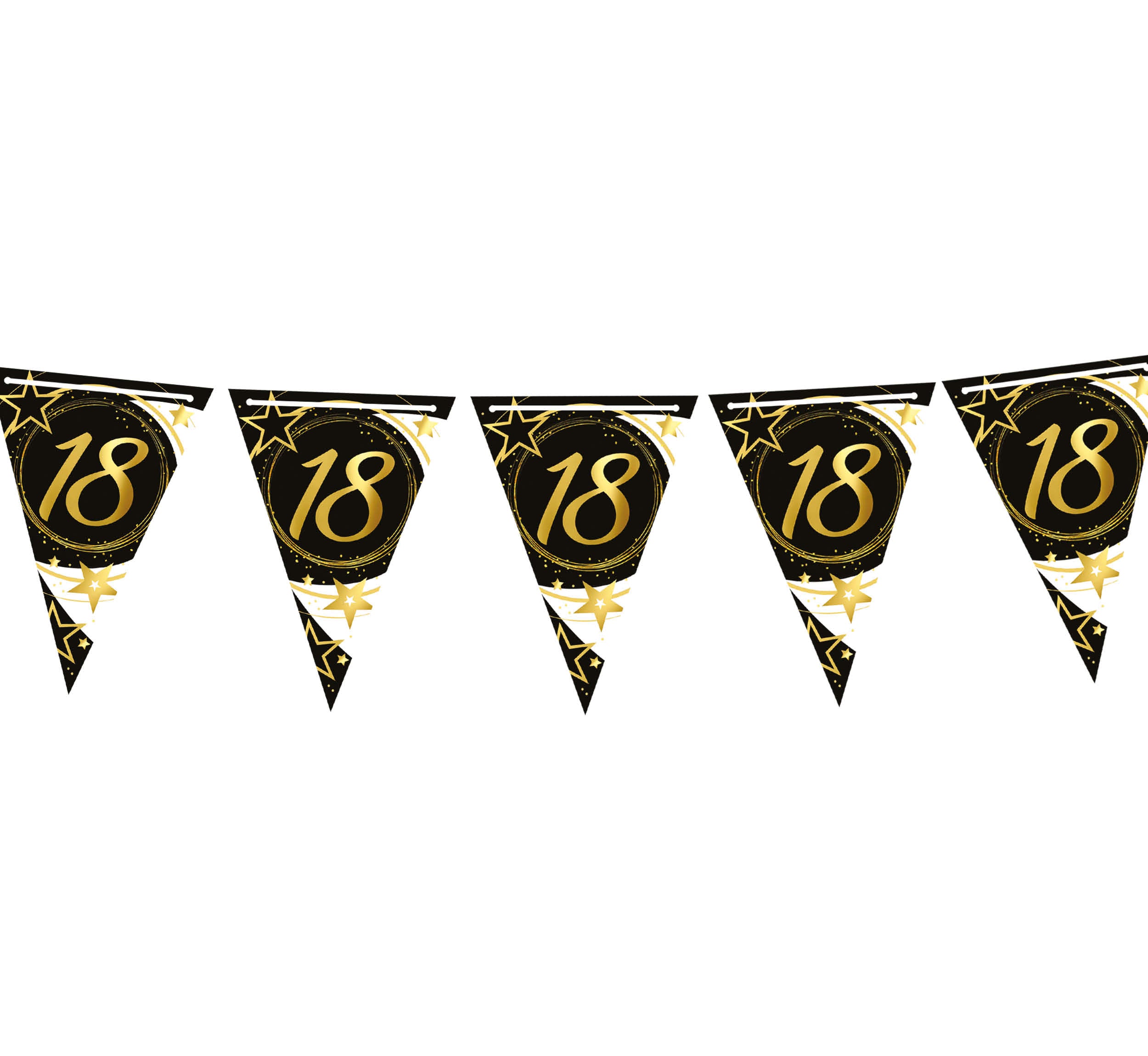 BIRTHDAY PENNANT, 300 CM, 19X27 PAPER