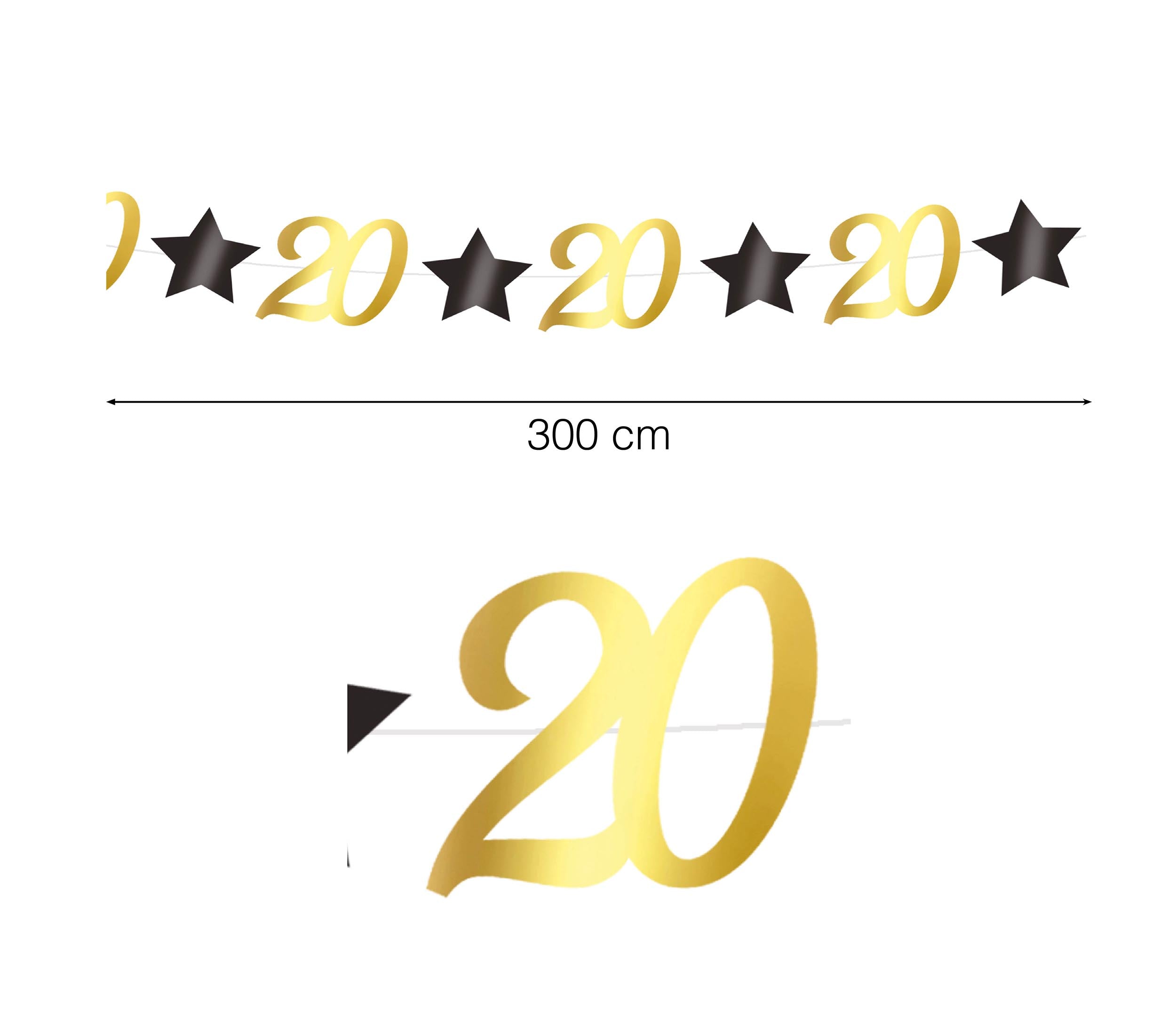 BIRTHDAY GARLAND, 300 CM