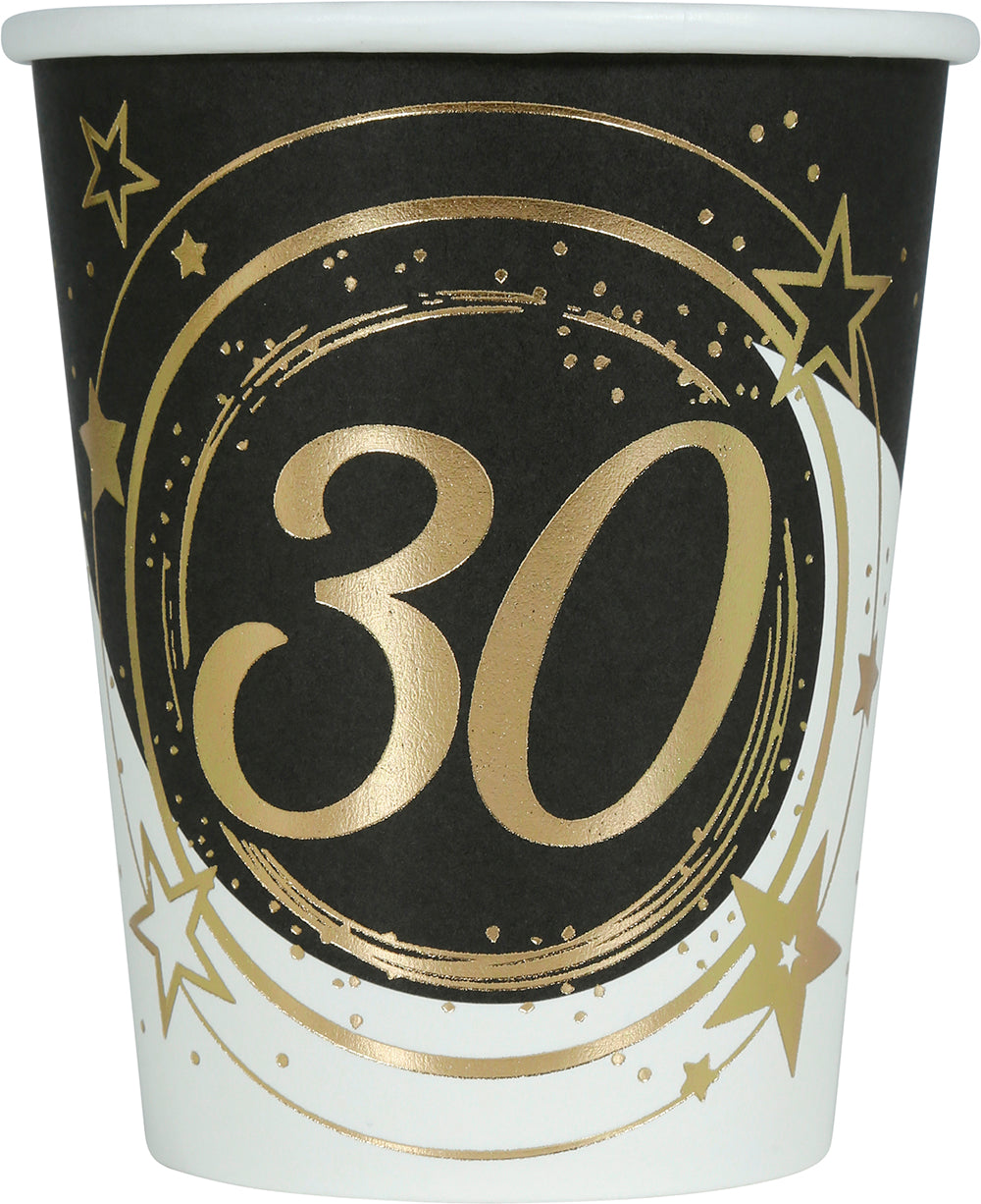 BAG: 6 GLASSES 240 ML, 9 CM