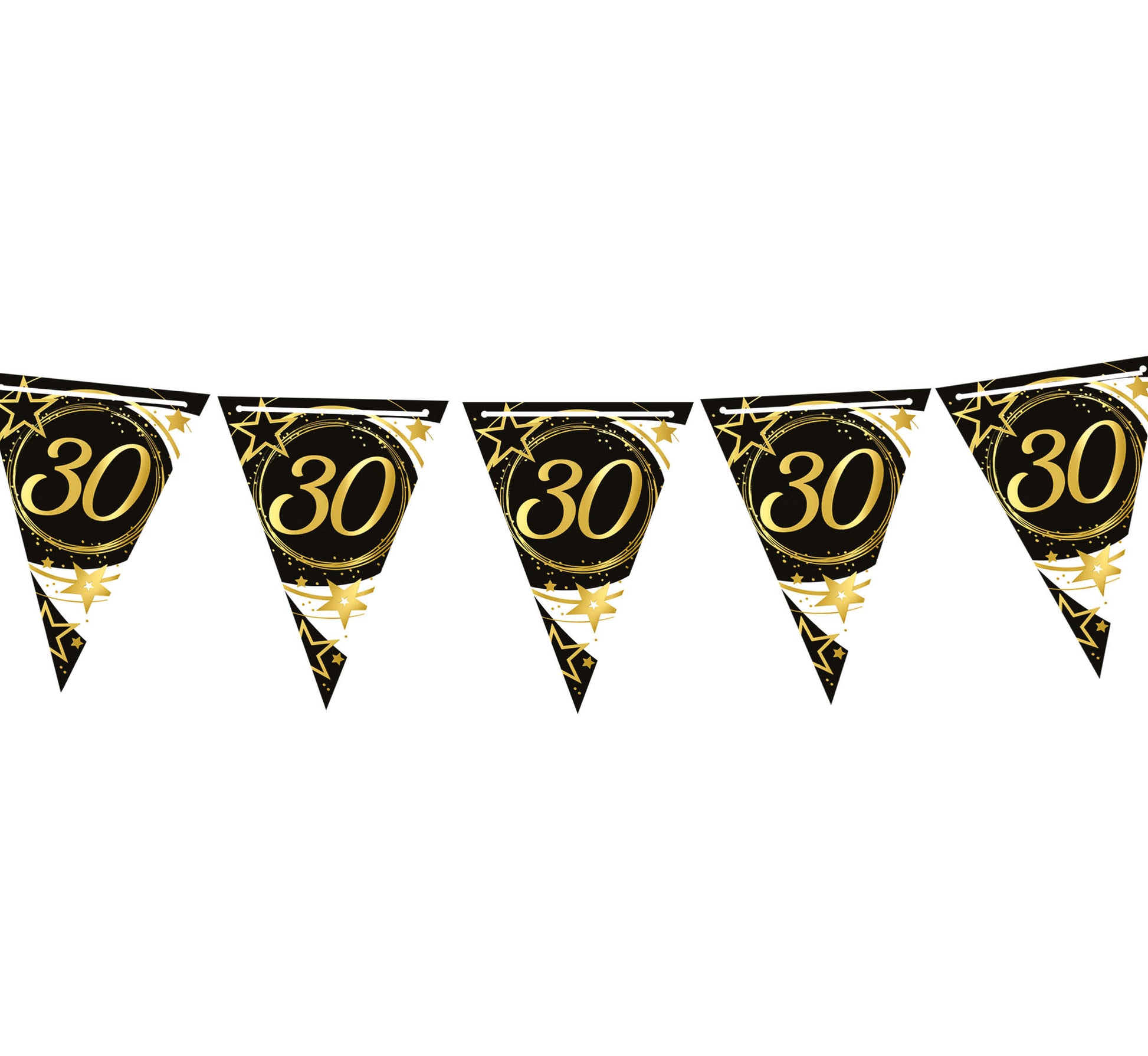 BIRTHDAY PENNANT, 300 CM, 19X27 PAPER
