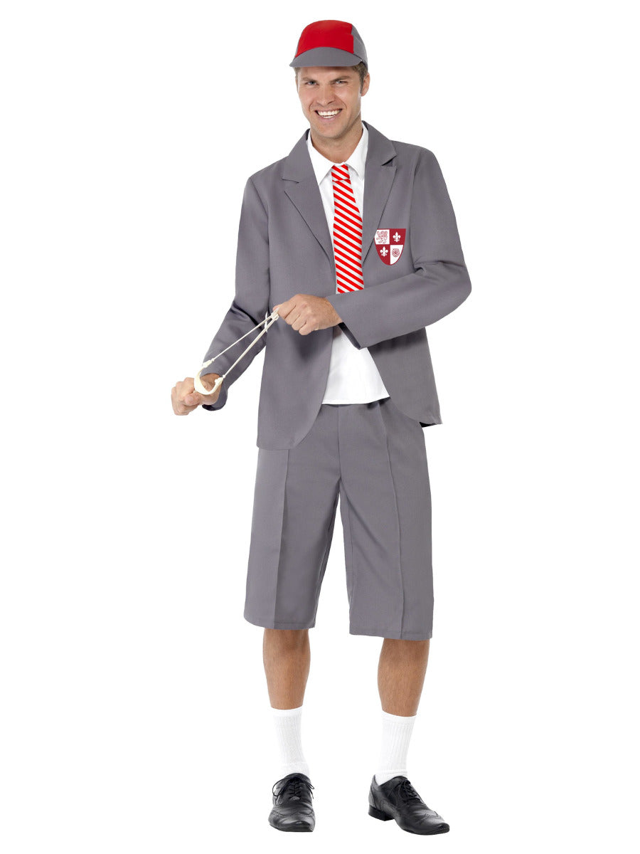Schoolboy Costume, Grey - 1