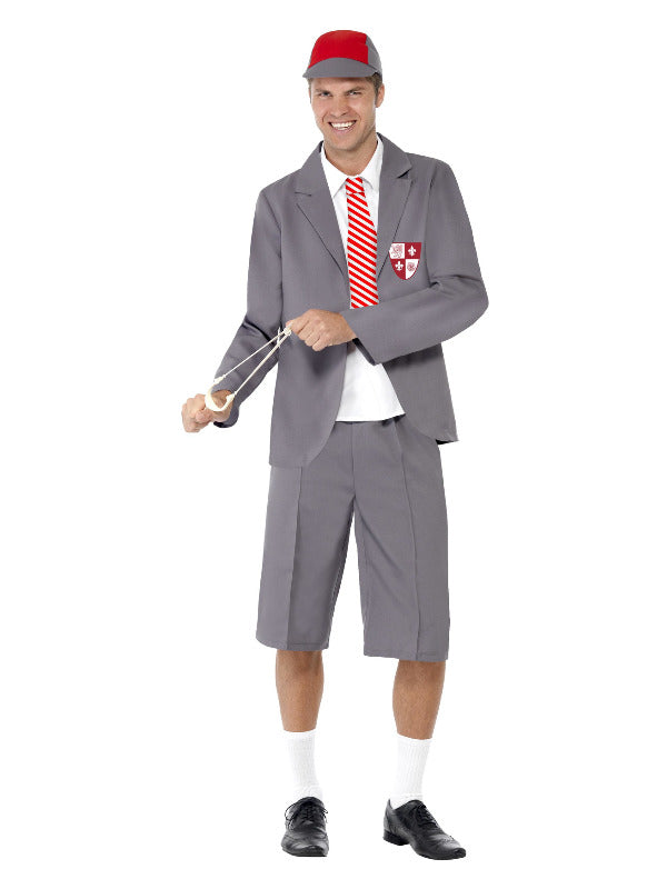 Schoolboy Costume, Grey - 2