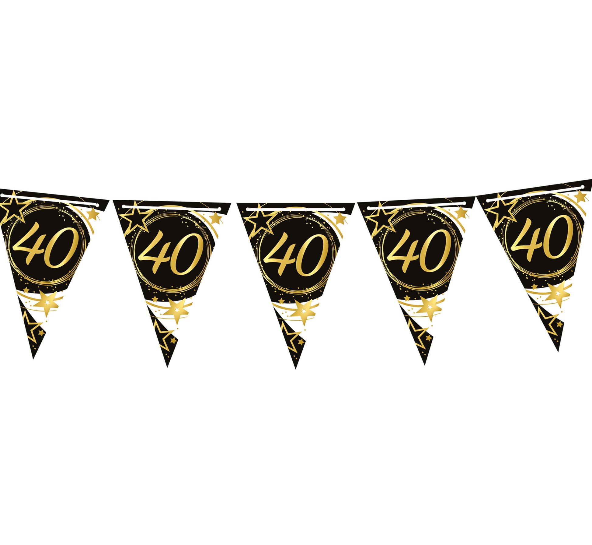 BIRTHDAY PENNANT, 300 CM, 19X27 PAPER