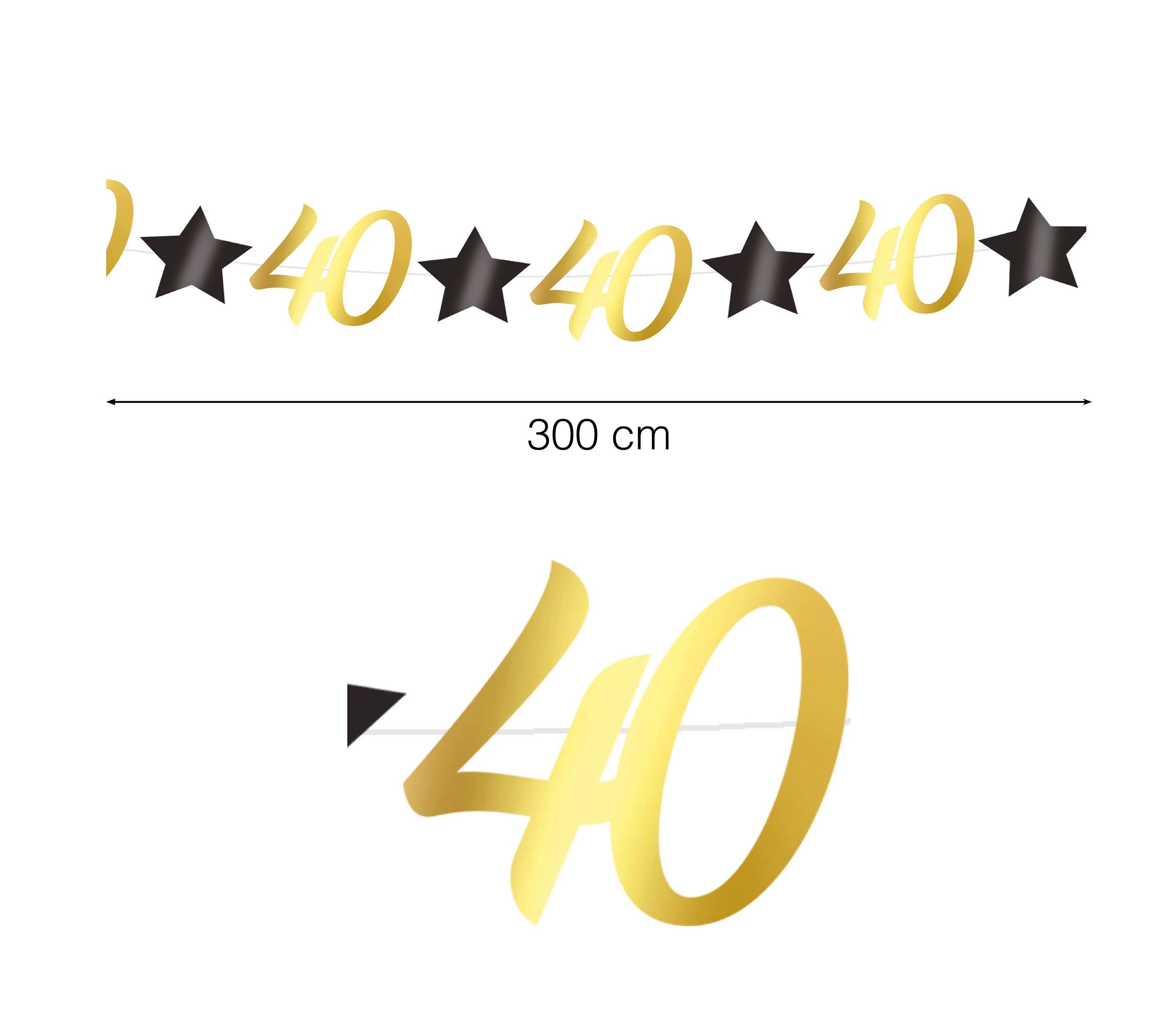 BIRTHDAY GARLAND, 300 CM