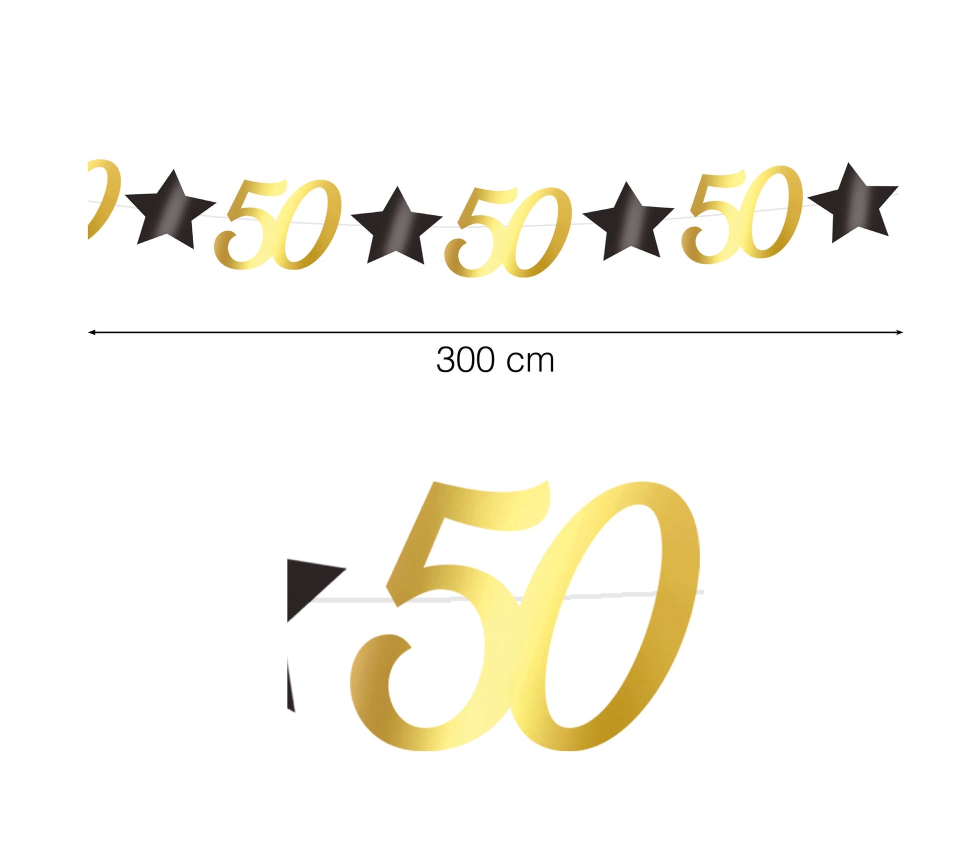 BIRTHDAY GARLAND, 300 CM