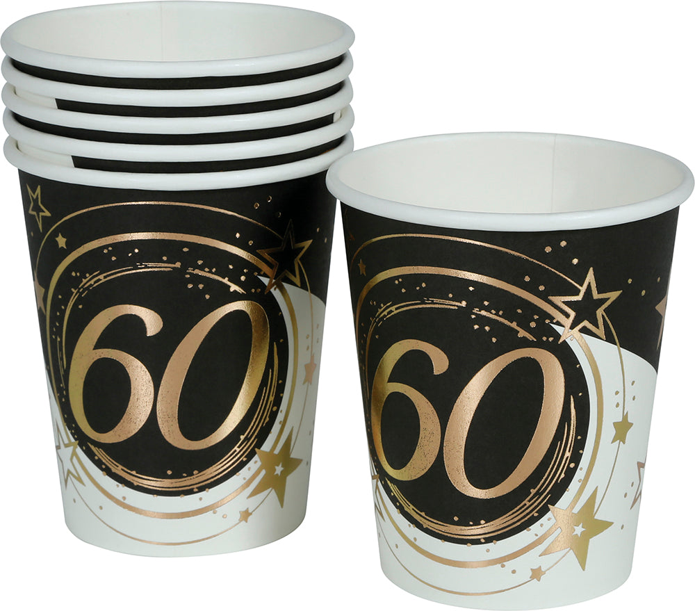 BAG: 6 GLASSES 240 ML, 9 CM