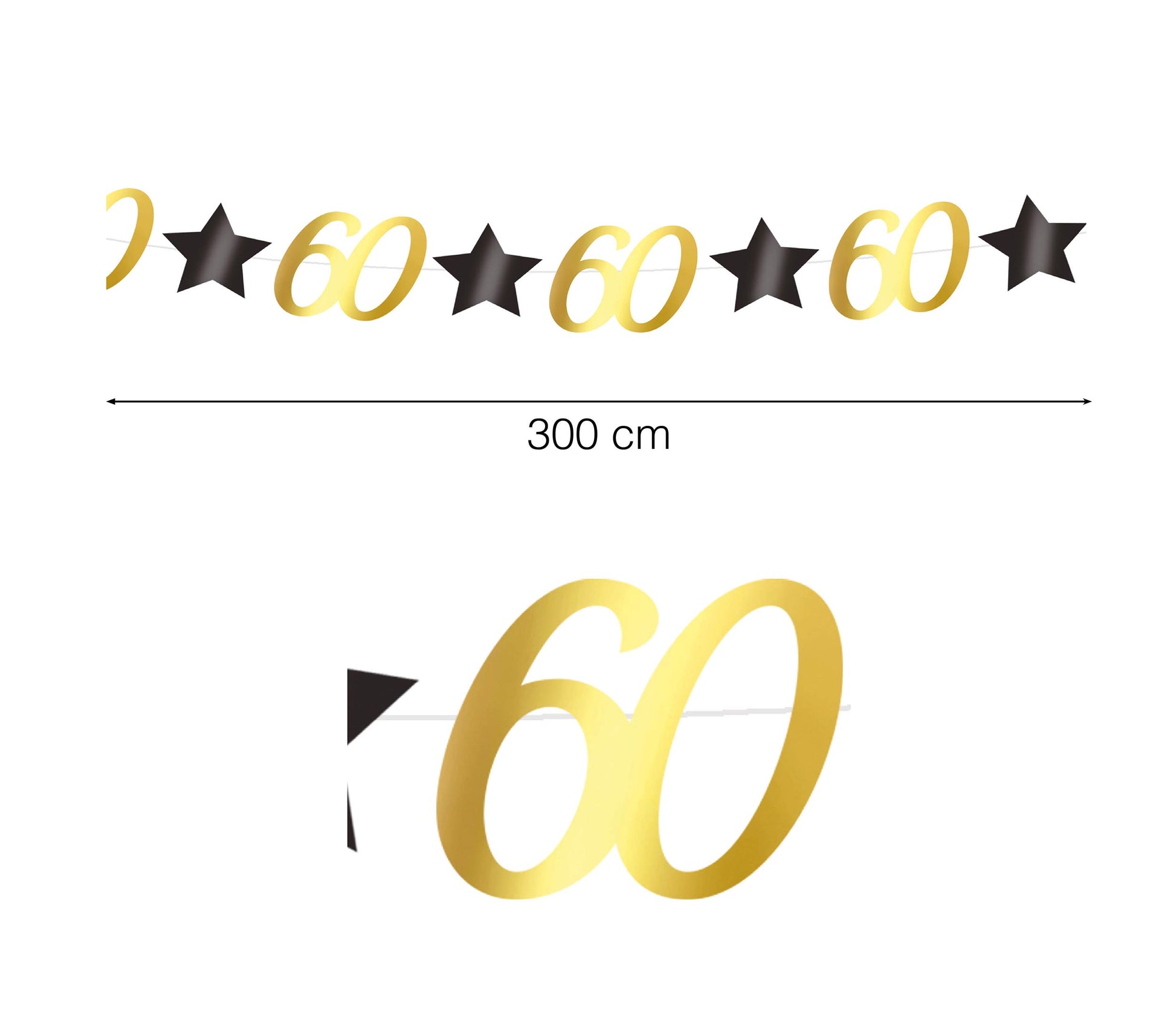 BIRTHDAY GARLAND, 300 CM